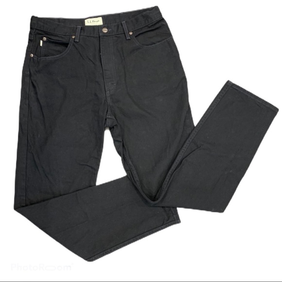 L.L.Bean Black Jeans - Picture 2 of 6